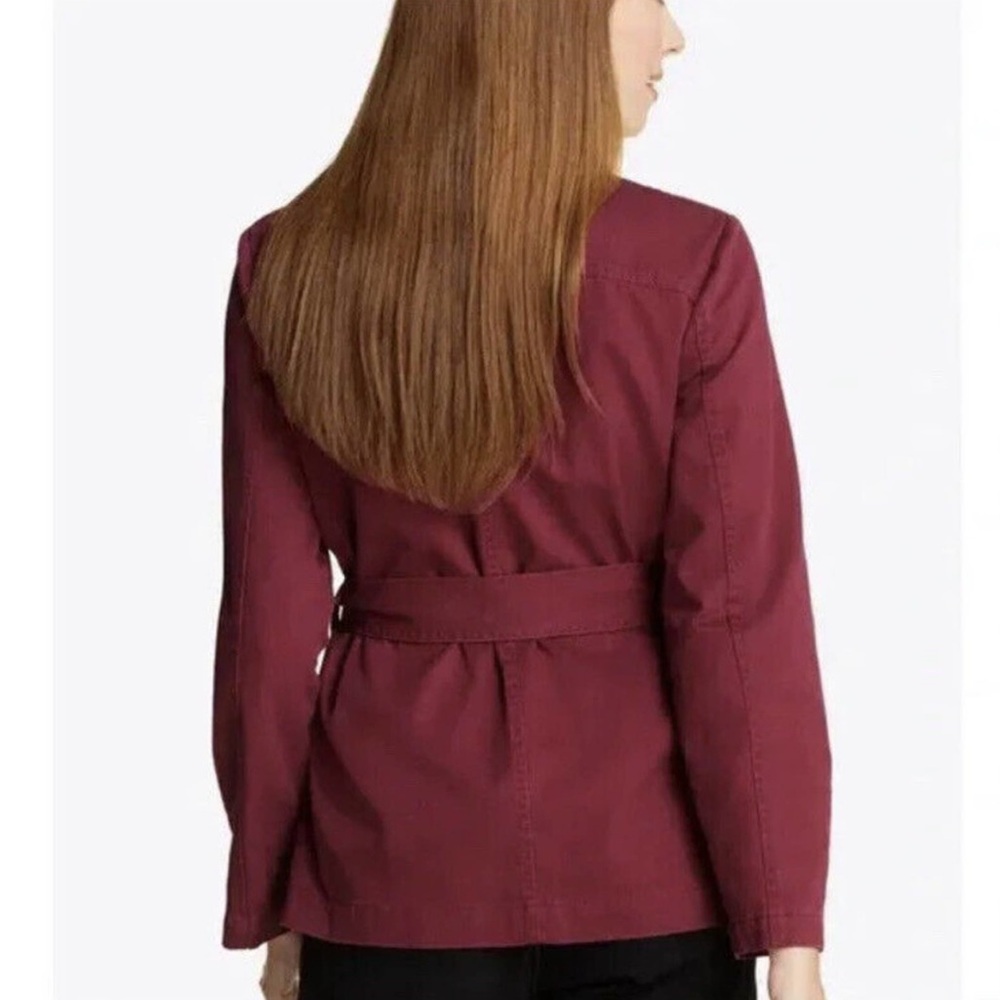 Draper James Maroon Utility Jacket - Picture 3 of 10